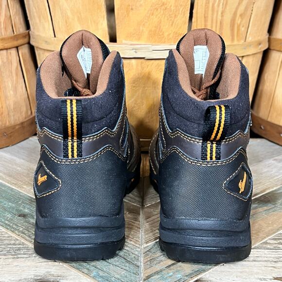 Danner Vicious 4.5" Brown Orange GTX Waterproof Safety Toe Work Boots Men Size 9 - Picture 6 of 12